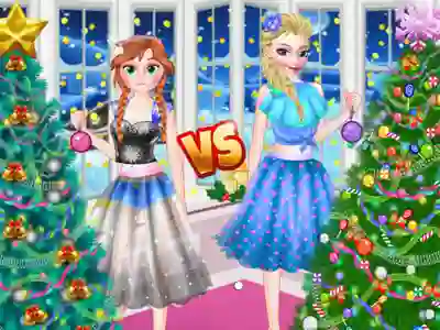 游戏Ellie VS Annie Christmas Tree在线
