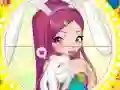 游戏Winx bunny style: Round Puzzle在线