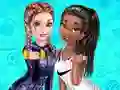 游戏Elsa And Tiana Workout Buddies在线
