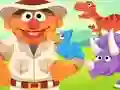 游戏123 Sesame Street: Ernie's Dinosaur Day Care在线