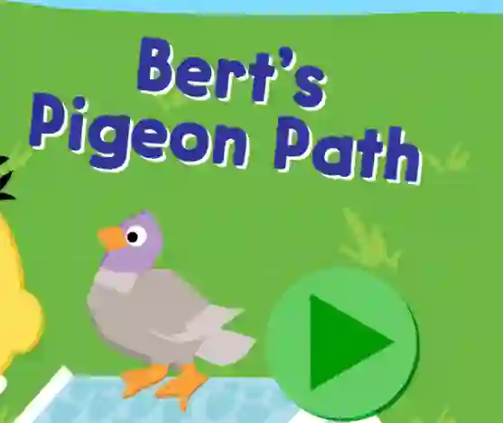 游戏123 Sesame Street: Bert's Pigeon Path在线