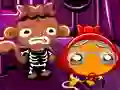 游戏Monkey Go Happy Stage 575 Monkeys Go Halloween在线