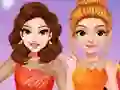 游戏Princesses Ice Skating Dress Up在线