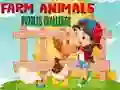 游戏Farm Animals Puzzles Challenge在线