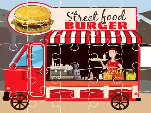 游戏Burger Trucks Jigsaw在线