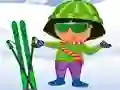 游戏Dora Ski Dress up在线