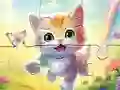 游戏Jigsaw Puzzle: Kitten With Butterfly在线