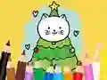 游戏Coloring Book: Cats And Christmas Tree在线