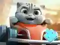 游戏Jigsaw Puzzle: Cat Racing Driver在线