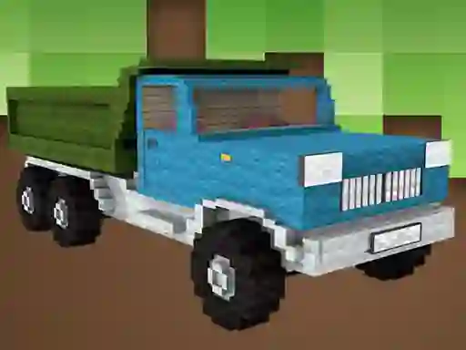 游戏Blockcraft Truck Jigsaw在线