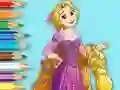 游戏Coloring Book: Princess Rapunzel在线