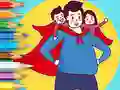游戏Coloring Book: Father's Day在线