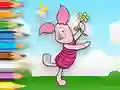 游戏Coloring Book: Piglet Holds Toy Windmill在线