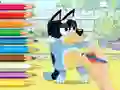 游戏Coloring Book: Bluey And Bingo在线