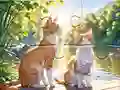 游戏Jigsaw Puzzle: Cats In Pairs在线