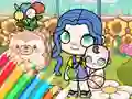 游戏Coloring Book: Avatar World Babycare在线