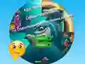 游戏Round Jigsaw Puzzle Collect Pictures of Funny Ocean Inhabitants在线