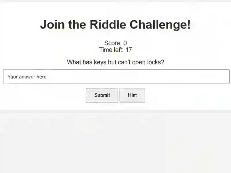 游戏Riddle Challenge在线