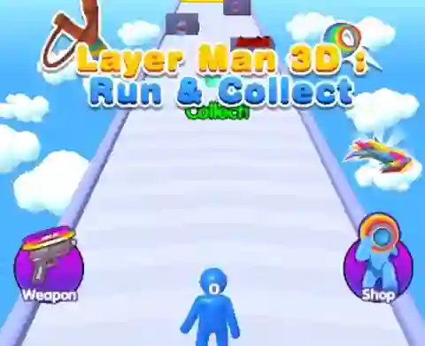 游戏Layer Man 3d Run Collect在线
