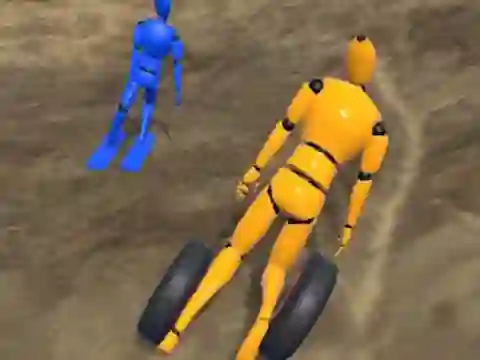 游戏Ragdoll Racing: Extreme Downhill在线