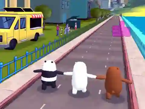 游戏We Bare Bears Bear Parkour在线