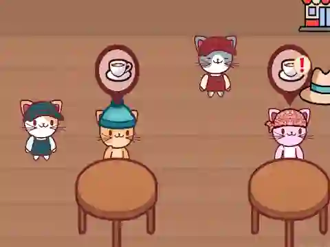 游戏Cat Coffee Shop在线