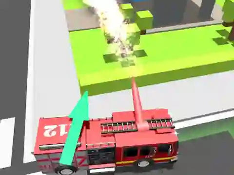 游戏Fire Truck Rescue Driving在线