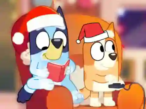 游戏Jigsaw Puzzle: Bluey Christmas Party在线