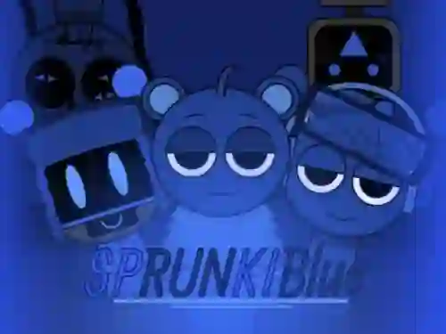 游戏Sprunki Blue Mod在线