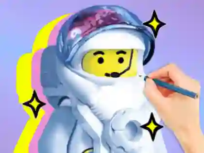 游戏Coloring Book: LEGO Astronaut在线