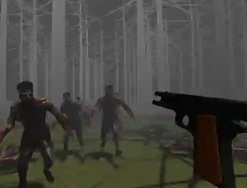游戏Zombies in a Forest在线