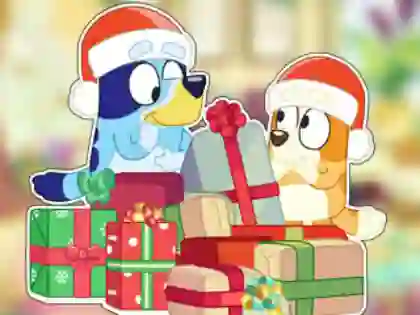 游戏Jigsaw Puzzle: Bluey Christmas Unboxing在线