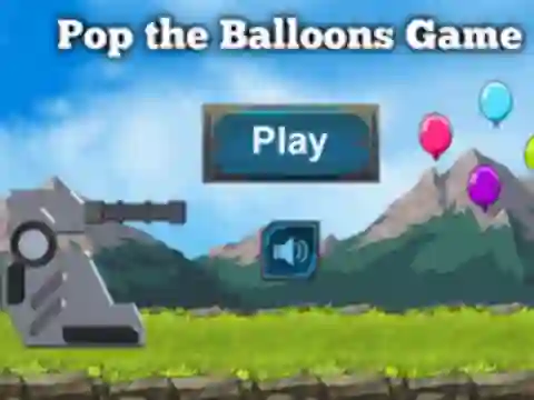 游戏Pop The Balloons Game在线