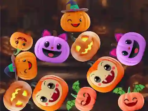 游戏Merge Connect Pumpkins: Halloween!在线