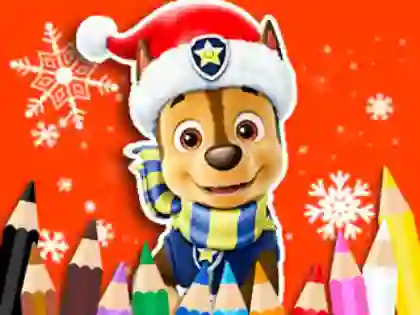 游戏Coloring Book: PAW Patrol Christmas在线