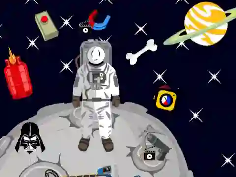 游戏Stickman in Space在线