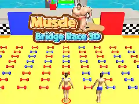 游戏Muscle Bridge Race 3D在线