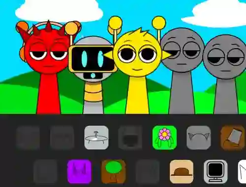 游戏Sprunki Incredibox Horror在线