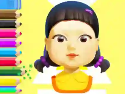 游戏Coloring Book: Squid Game Doll在线