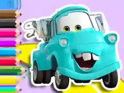 游戏Coloring Book: Mater Cars在线