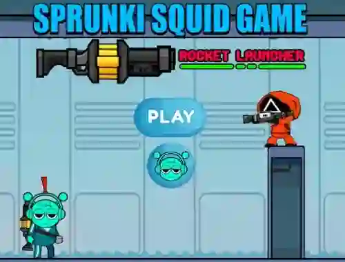游戏Sprunki Squid Game Rocket Launcher在线