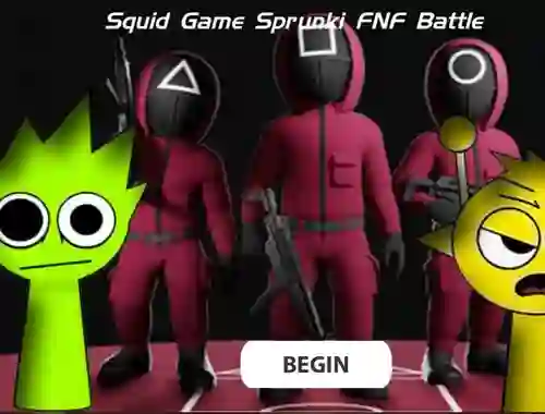 游戏Squid Game Sprunki Fnf Battle在线