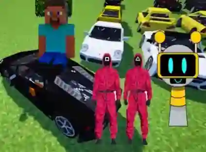 游戏Minecraft Squid Sprunki Drift Multiplayer在线