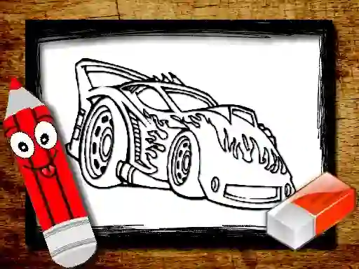游戏Back To School Car Coloring Book在线