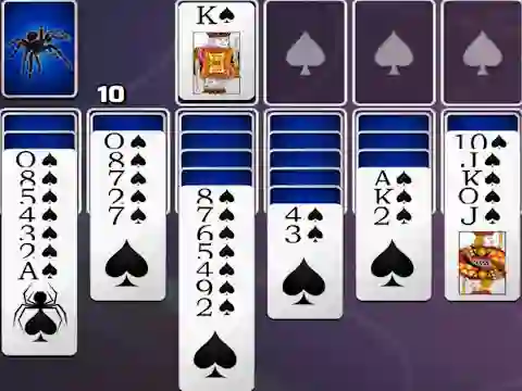 游戏Spades Spider Solitaire在线