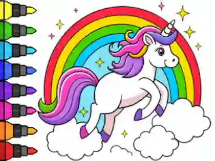 游戏Coloring Book: Magical Unicorn在线