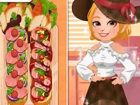 游戏Roxie's Kitchen French Bread Pizza在线