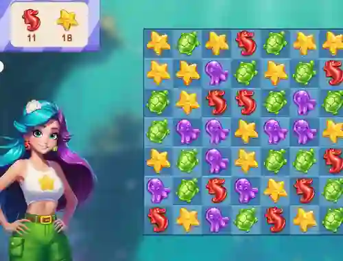 游戏Underwater Adventures: Match 3在线