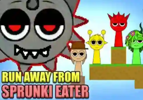 游戏Run Away From Sprunki Eater在线