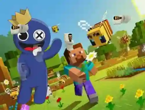 游戏Rainbow Friends Minecraft Hidden Skibidi在线